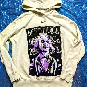 Beetlejuice diy Nike hoodie